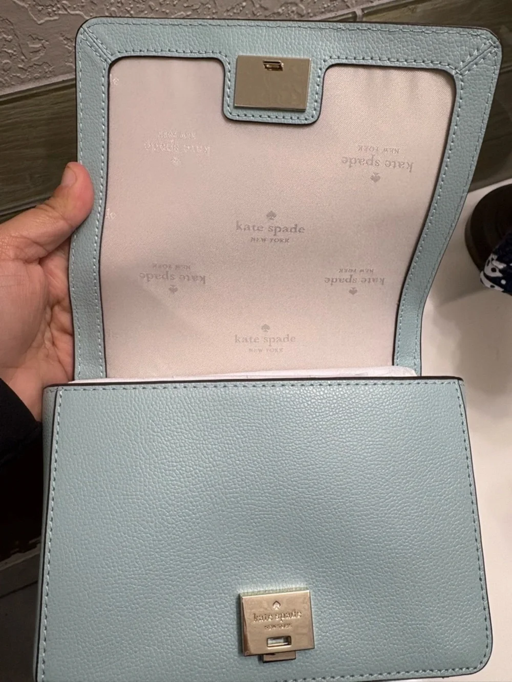 kate spade mint green Mini Top-Handle Crossbody - Picture 4 of 9